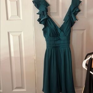 NWT Hello Molly Hunter Ruffle Dress